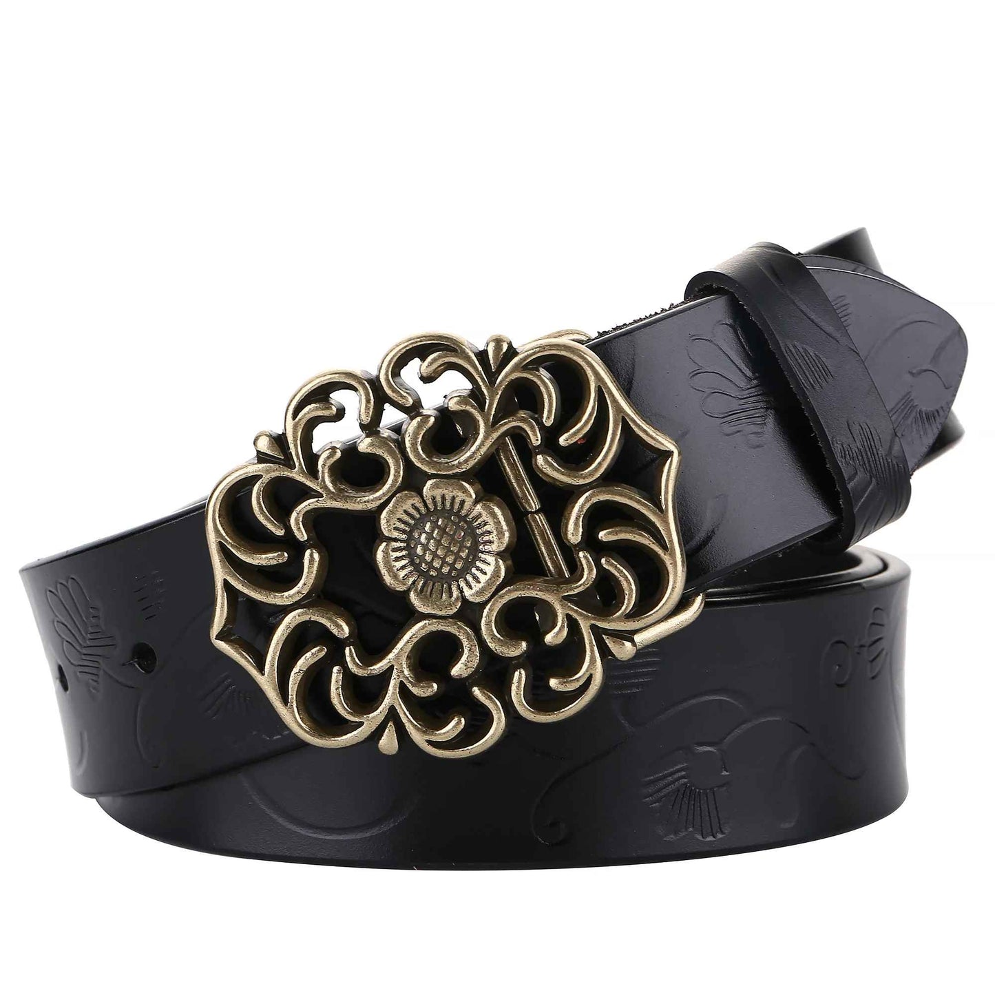 Aveline Floral Leather Belt