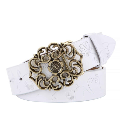 Aveline Floral Leather Belt