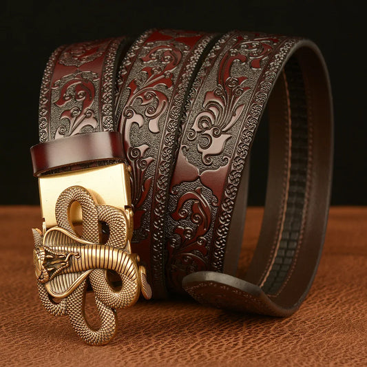Regal Fang Leather Belt