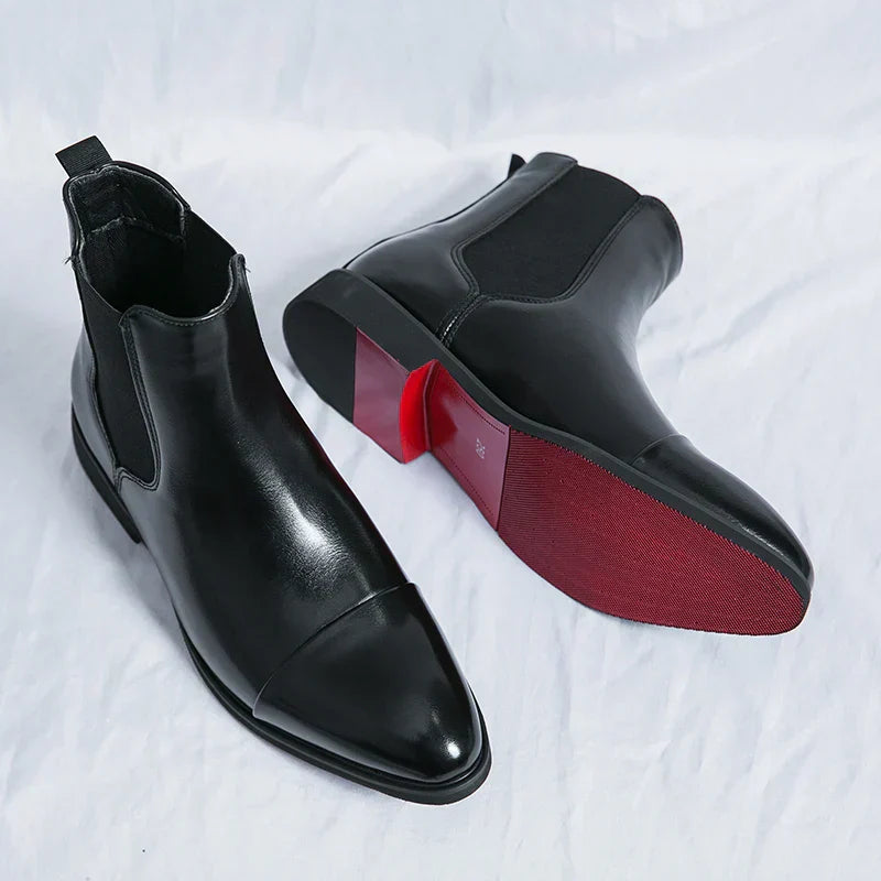 Veneto Chelsea Leather Boots