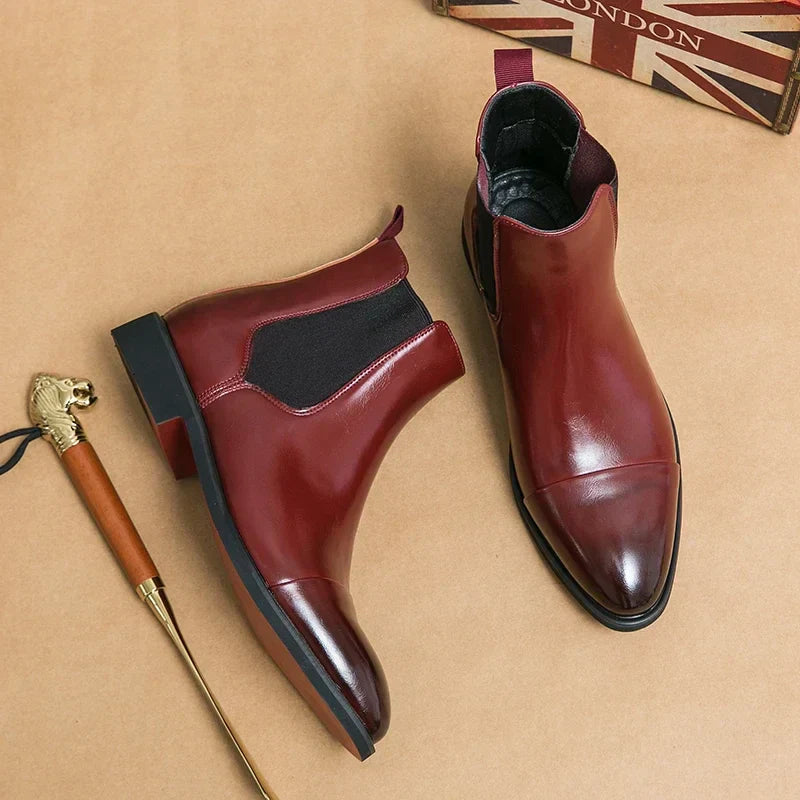 Veneto Chelsea Leather Boots