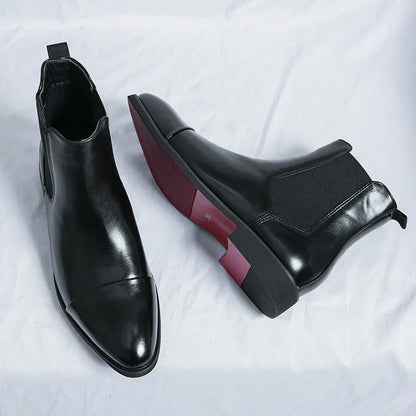 Veneto Chelsea Leather Boots