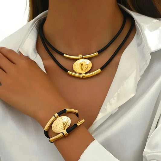 Celeste Retro Gold Link Set