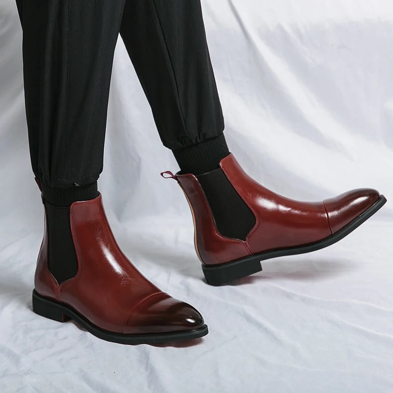 Veneto Chelsea Leather Boots