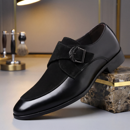 Marcello Leather Monk Strap Shoes