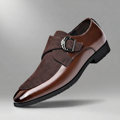 Marcello Leather Monk Strap Shoes